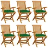 Image de vidaXL Lot de 6 Chaises de Jardin avec Coussins Sièges de Terrasse Chaises de Salle à Manger Meubles de Patio Extérieur 3062561