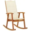 Image de vidaXL Chaise à Bascule avec Coussins Chaise à Bascule de Jardin Fauteuil à Bascule de Terrasse Fauteuil de Patio Extérieur 3064181