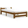 Image de vidaXL Cadre de lit sans matelas Marron miel Bois pin massif 90x200 cm 322005