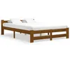 Image de vidaXL Cadre de lit sans matelas marron miel pin massif 160x200 cm 322009