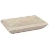 Image de vidaXL Lavabo Crème 50x35x10 cm Marbre