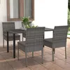 Image de vidaXL Ensemble de Salle à Manger de Jardin 5 pcs Mobilier à Dîner Table et Chaises de Patio Salon de Jardin Extérieur 3065701