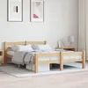 Image de vidaXL Cadre de lit sans matelas bois massif de pin 140x200 cm 322064