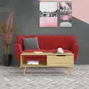 Image de vidaXL Table basse Chêne Sonoma 100x495x43 cm Aggloméré