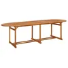 Image de vidaXL Bois dAcacia Massif Table à Dîner de Jardin Table de Salle à Manger de Patio Table dExtérieur Meuble de Terrasse 315950