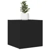 Image de vidaXL Meubles TV muraux 2 pcs Noir 305x30x30 cm