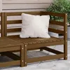 Image de vidaXL Canapé dangle de Jardin Canapé dangle de Patio Meuble de Terrasse Canapé de Jardin Extérieur Marron Miel Bois de 805663