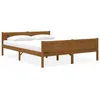 Image de vidaXL Cadre de lit sans matelas pin massif marron miel 140x200 cm 322113