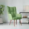 Image de vidaXL Chaise de Relaxation Fauteuil de Détente Siège de Relaxation Chaise de Détente Salon Salle de Séjour Intérieur Vert 328054
