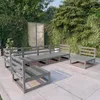 Image de vidaXL Bois de Pin Massif Salon de Jardin 6 pcs Mobilier de Patio Ensemble de Meubles dExtérieur Mobilier de Jardin Meubles 3075401