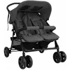 Image de vidaXL Poussette à Deux Places Landau Pliable de Vayage Poussette de Voyage pour Tout-petit Extérieur Protection contre 10342