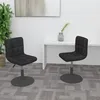 Image de vidaXL 2x Chaises Pivotantes de Salle à Manger Chaises à Dîner Sièges de Cuisine Chaises de Repas Meubles de Cuisine Maison 334260