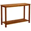 Image de vidaXL Table console de jardin 110x40x75 cm Bois dacacia solide