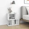 Image de vidaXL Table de Chevet Armoire de Nuit avec Compartiments Armoire de Lit avec Rangement Meuble de Chambre Scandinave 806364