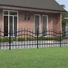 Image de vidaXL Clôture de jardin Woerden avec pointe en forme de lance noire 240 x 75 cm acier 151079