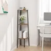 Image de vidaXL Étagère dangle 3 niveaux Marron foncé et noir 455x315x120 cm 336389