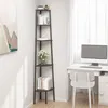 Image de vidaXL Étagère dangle 5 niveaux Noir 455x315x180 cm 336396