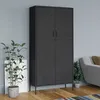 Image de Garde-robe Anthracite - vidaXL - 90x50x180 cm - Acier