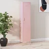 Image de vidaXL Armoire à casiers Rose 35x46x180 cm Acier 336256