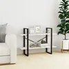 Image de vidaXL Bibliothèque à 2 niveaux Blanc 100x30x70 cm Bois de pin massif