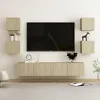 Image de vidaXL Ensemble de meubles TV 6 pcs Chêne sonoma Aggloméré 80 x 30 x 30 cm