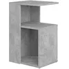 Image de Table dappoint - Aggloméré - 36x30x56 cm - Gris béton - Carré - 86 kg
