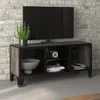 Image de vidaXL Meuble TV Gris 105x36x47 cm Métal et MDF