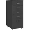 Image de vidaXL Classeur mobile Anthracite 28x41x69 cm Métal