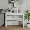 Image de vidaXL Table console Blanc 102x30x80 cm Aggloméré