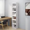 Image de vidaXL Bibliothèque-Séparateur de pièce Blanc 40x30x199 cm Pin massif 808154