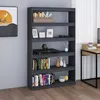Image de vidaXL Bibliothèque-Séparateur de pièce Gris 100x30x1675cm Pin massif