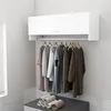 Image de vidaXL Garde-robe Blanc 100x325x35 cm Aggloméré