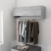 Image de vidaXL Garde-robe Gris béton 100x325x35 cm Aggloméré