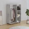 Image de vidaXL Garde-robe Gris béton 80x40x110 cm Aggloméré