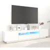 Image de vidaXL Meuble TV avec Lumières LED Armoire de Télévision avec Rangement Meuble Télé de Salon Salle de Séjour Intérieur 3081906