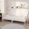 Image de vidaXL Lit de jour sans matelas blanc bois de pin massif 90x200 cm 806936