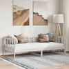 Image de vidaXL Lit de jour sans matelas blanc bois de pin massif 90x200 cm 806941