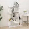 Image de vidaXL Bibliothèque Blanc 86x25 5x140 cm Bois d'ingénierie 808900