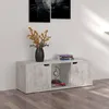 Image de vidaXL Meuble TV Béton 885x275x305 cm Aggloméré