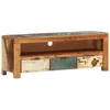 Image de vidaXL Meuble TV 110x30x40 cm Bois de récupération massif 338028