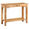 Image de Table console - vidaXL - 100x40x76 cm - Bois dacacia massif - Finition laquée - Rustique