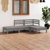 Image de vidaXL Bois de Pin Massif Salon de Jardin 4 pcs Mobilier de Patio Meubles de Terrasse Mobilier de Jardin Ensemble de Meubles 3082619