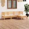 Image de vidaXL Bois de Pin Massif Salon de Jardin 4 pcs Mobilier de Patio Ensemble de Meubles dExtérieur Meubles de Terrasse 3082667