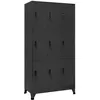 Image de vidaXL Armoire à casiers Anthracite 90x45x180 cm Acier 339807
