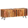 Image de vidaXL Meuble TV 110x30x40 cm Bois massif de récupération