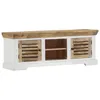 Image de vidaXL Meuble TV 110x30x40 cm Bois massif de manguier 337848