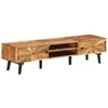 Image de vidaXL Meuble TV 145x35x35 cm Bois dacacia massif