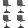 Image de vidaXL Lot de 4 Chaises Pivotantes à Manger Sièges à Dîner Chaises de Repas Meubles de de Salle à Manger Cuisine Maison 3087482
