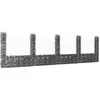 Image de vidaXL Panier de Gabion en Forme de U avec 5 Poteaux Mur de Soutènement Barrière de Jardin Patio Projets de Jardinage 151285