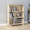 Image de vidaXL Bibliothèque HAMAR Marron miel 85x35x112 cm Bois de pin massif 340484